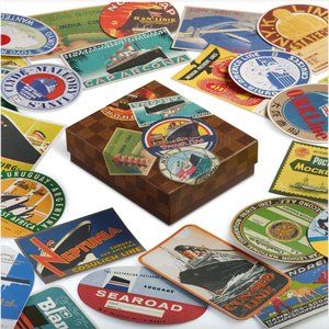 LOUIS VUITTON OCEAN LINERS LABELS POSTCARD BOX